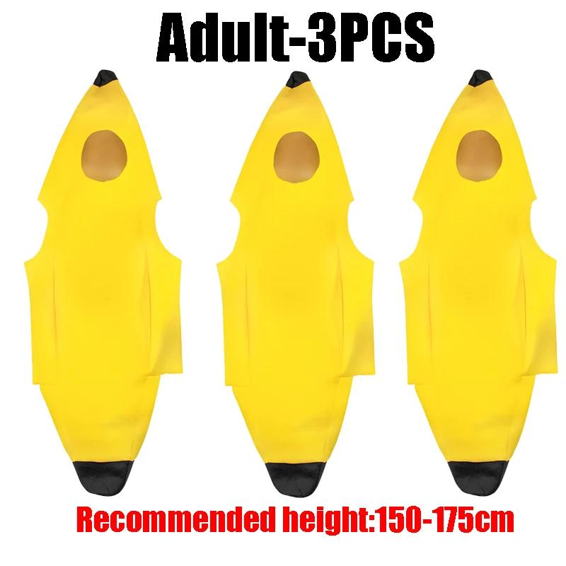Deluxe Adult Unisex Banana Costume for Halloween Dress up Party & Roleplay Cosplay Spandex Material Funny Ecoparty Outfit