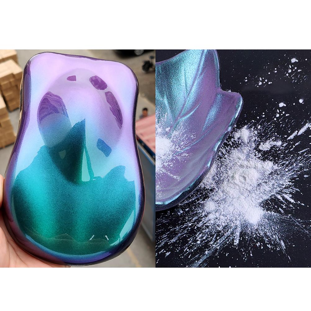 

10 г пигмент-хамелеон для автомобиля, пигмент, меняющий цвет, украшение автомобиля, перламутровый пигмент, пудра, косметика, тени для век, ногти MJ23991