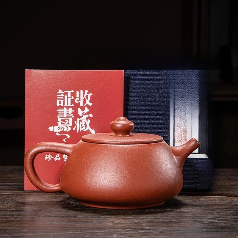 

120ML Yixing Purple Clay Teapot 188 Holes Small Capacity Xishi Pot Home Mini Drinkware Handmade Black Tea Puer Pots Decoration