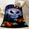 Christmas Nightmare Blanket Soft Warm Cozy Suitable for Couch Sofa Picnics for All Occasions Warmthful Decor Ideal Gift For Birthday Valentine'S Day