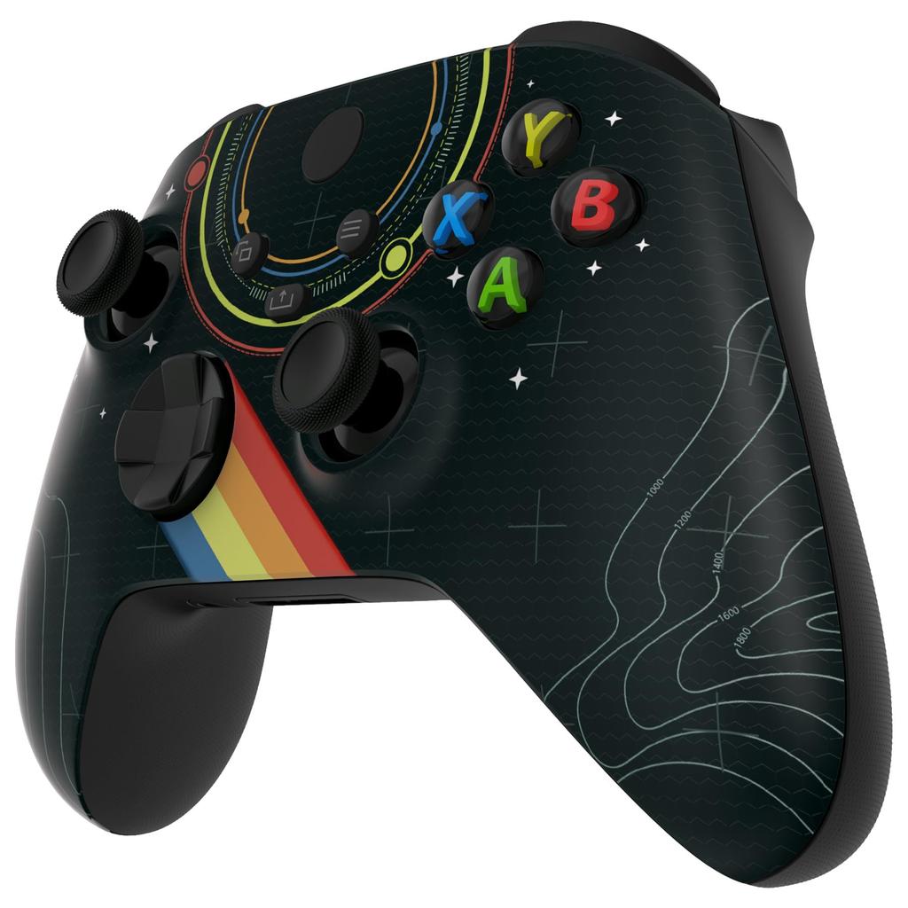 Custom Front Housing Shell for Xbox Series Featuring a Starry Sky Design and Faceplate Cover for Xbox Series and Xbox Core Not eXtremeRate's X/S,