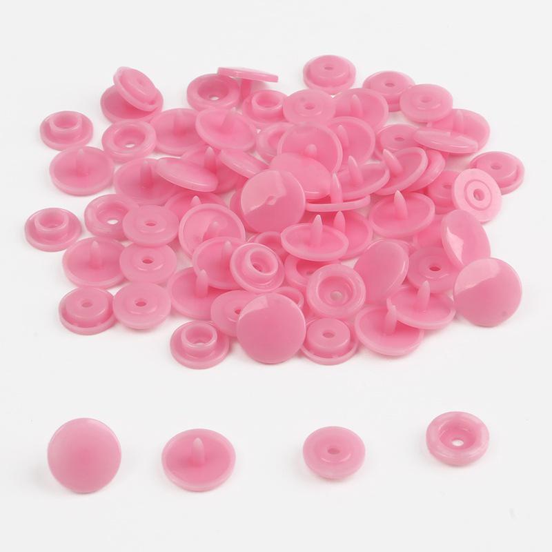 25-Color Resin Snap Button Set for Children's DIY Projects with Installation Tool