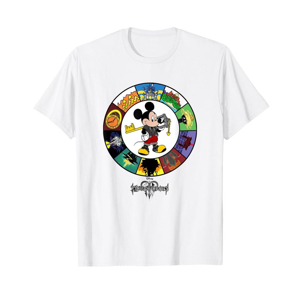 Disney Kingdom Hearts III King Mickey Key To the Kingdoms Graphic T-Shirt