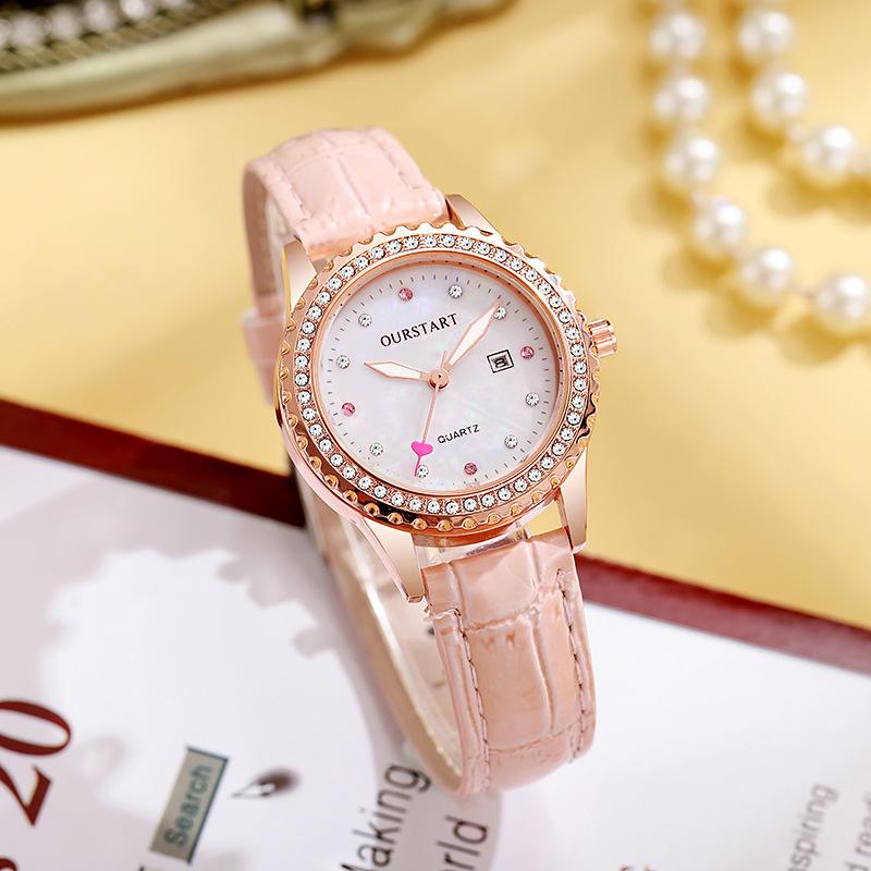 

Новые модные персонализированные простые часы набор женские часы бабочка цифровой пояс модные часы розовый