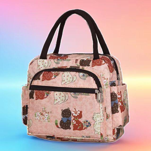 2025 High-End Multi-Pocket Floral Women's Tote Handbag