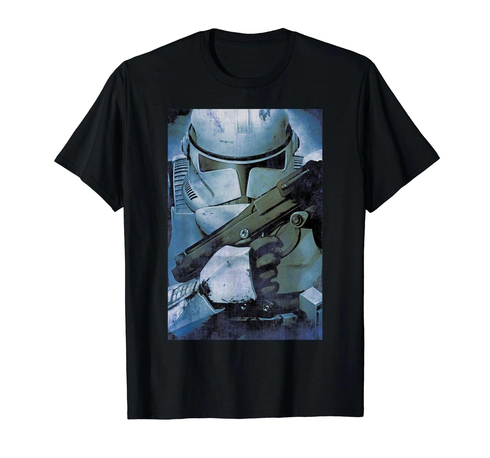 Star Wars Revenge Of The Sith Clone Trooper Poster T-Shirt_ L