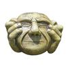 Funny Tree Face Outdoor No Hear No See No Speak Face Statue Garden Tree Hugger Yard Art Decorations for Home Wall Fences Door