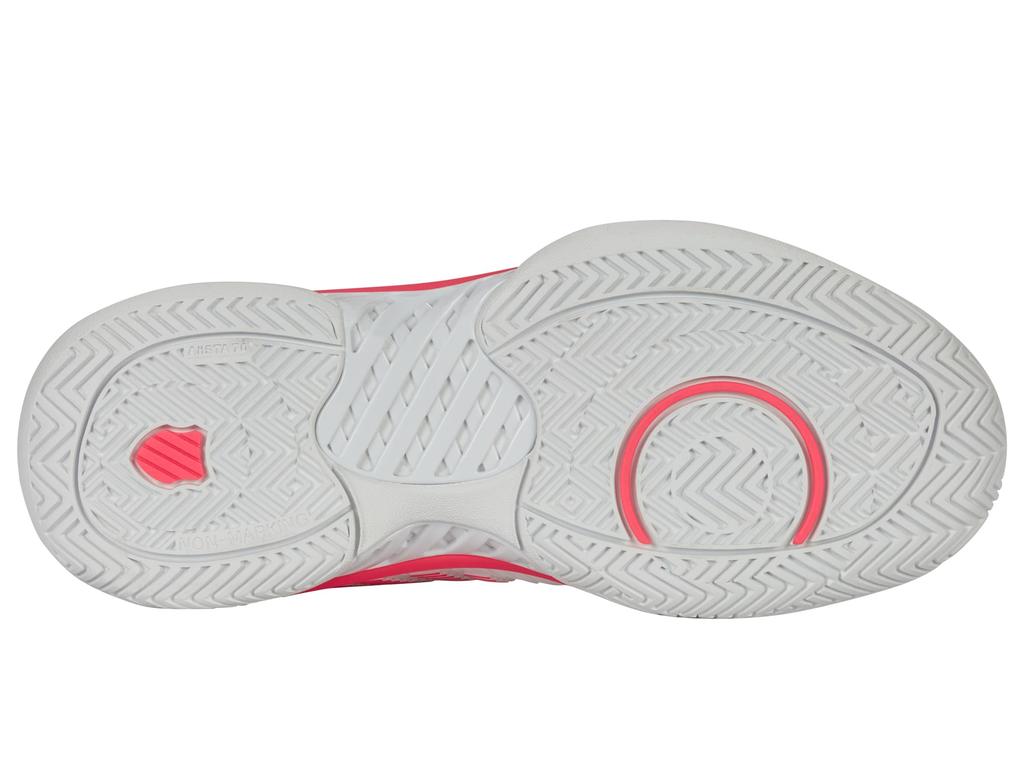 Dunlop Hypercort Express 2 Tennis Size KS96613182WP K-SWISS Women's Shoes, All-Court Model, 25SS, White/Purple, 25.0cm,