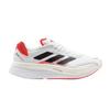 Adizero Boston 10 Weiß Schwarz Solarrot