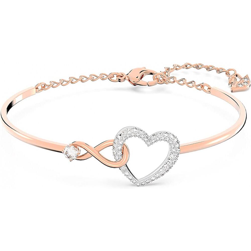 Ladies Gold Bracelet With Love Style Fashionable High Quality Shining Beautiful