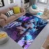 Blue Fury: Warrior's Resolve Carpet Floor Mats Doormat Dormitory Decoration Doormat Office Chair Cushion