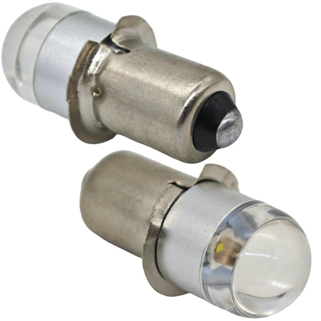 4 Pcs P13.5s LED Bulb LED PX13.5, P13, HS3 6-30V for Off-Road Flashlights