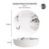 Conjunto de Jantar em Porcelana Fina 'Rios e Montanhas' Fu Ou