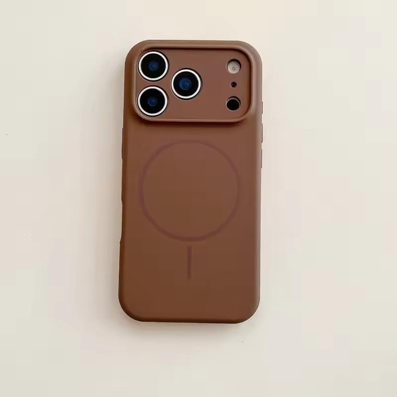 Liquid Silicone Magsafe Case for iPhone 17 Pro Max 17 Air Soft Magnetic Charing Cover for iPhone 13 14 15 16 Pro Max Plus