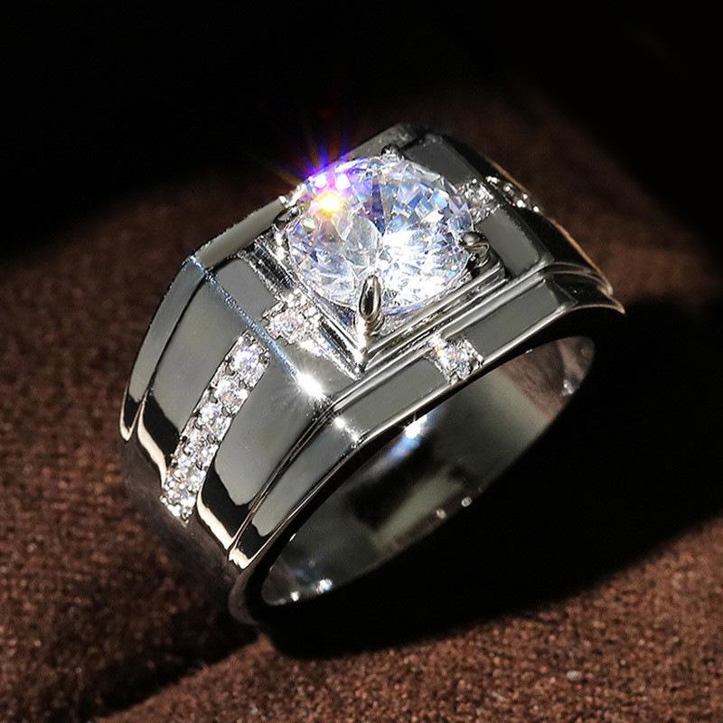 New Men's Fashion Ring - Bold & Stylish Business Design, Hot Sale in European & American Markets