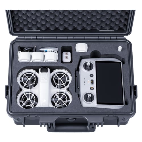 Lykus Titan N110 Waterproof Case for DJI Neo Combo, RC-N3, and DJI RC 2, Holds up to 7 Batteries (Case Only)