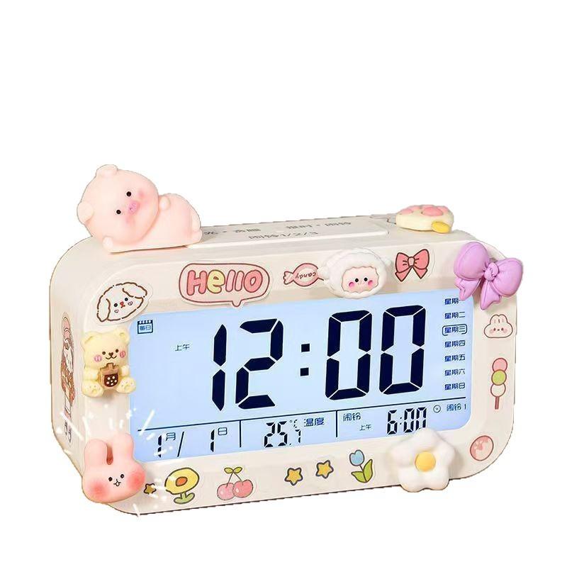 1011 New Smart Electronic Alarm Clock for Students Children Girls Get Up Artifact Boys Learn Self-Discipline Clock