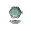 Starry Sky Blue Japanese Ceramic Floral Dipping Dish