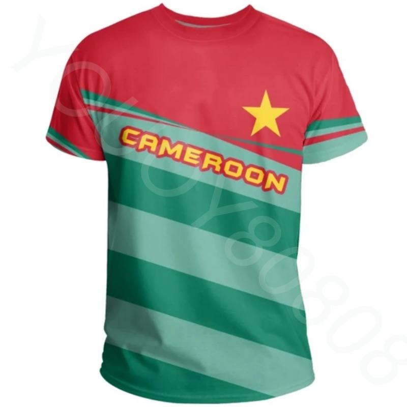 Men's Round Neck Short Sleeve Shirts 3D Print Ethnic African Clothing Summer New Hot Sale T Shirts 2022