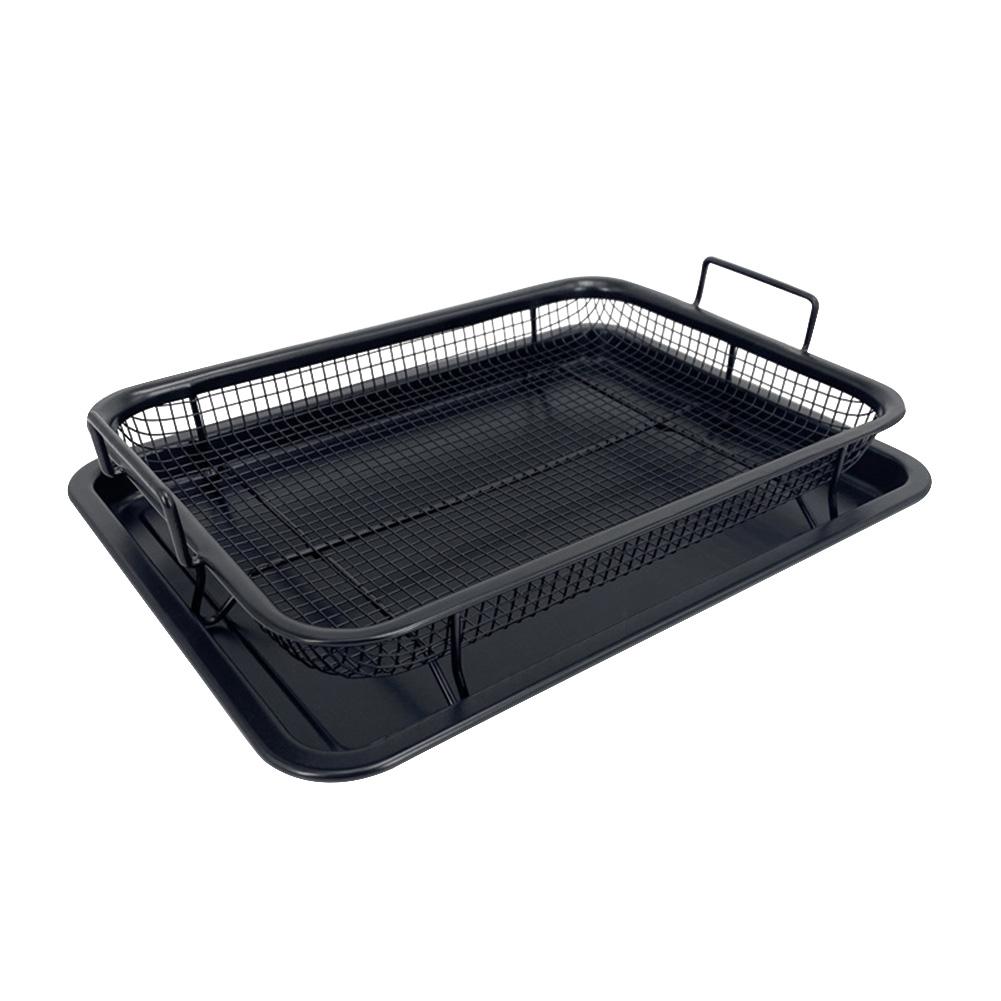Stainless Steel French Fries Basket Heat-resistance Square Food Mesh Basket Gadgets Tools Western Snacks Air Fryer Accessories