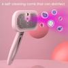 Pet Steam Brush 3-in-1 Cat Self-Cleaning Grooming Comb with Mist Spray Rechargeable