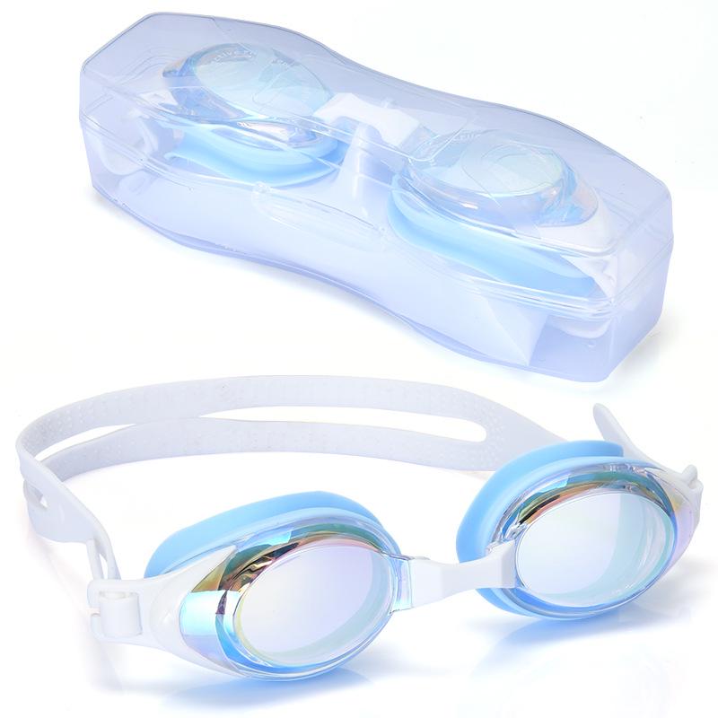 High-Definition Silicone Swimming Goggles for Adults - Waterproof, Professional Outdoor Eye Protection Swim Gear for Men and Women