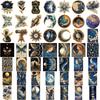 50pcs Retro Astronomy Universe Planets Stickers for Suitcase Phone Notebook Galaxy Moon Astrology Aesthetic Decals Sticker