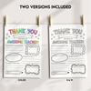 Pack of 2 About My Teacher Posters Coloring Activity Sheets With Writing Prompts For Classroom Projects Teacher Gift