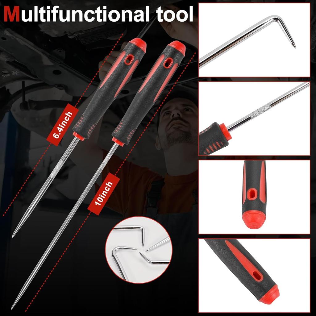 8PCS Precision Pick Set - Easy Removal Tool For Automotive Oil Seals, O-Rings, And Gaskets, Lock Pick Set, Picks, Pick Tool