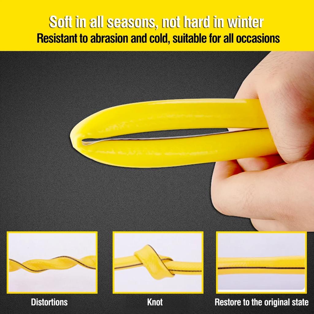 High Pressure Car Wash Spray Nozzle Vehicle Cleaning Watering Flushing Spray Gun with 5m Water Hose