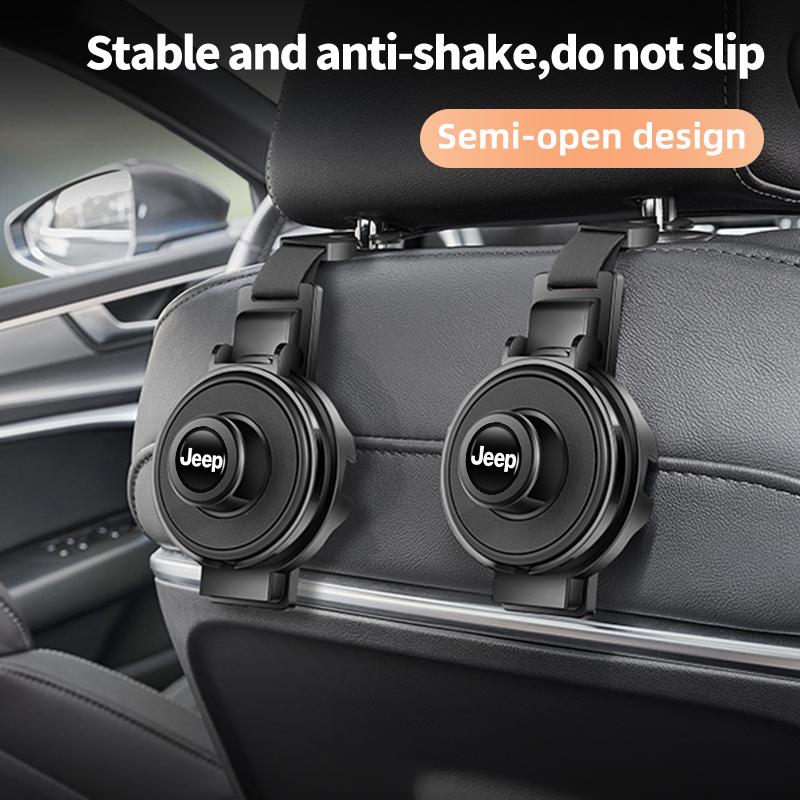 Dla Jeepa Haczyk na zagłówek fotela samochodowego Uchwyt na kubek na wodę Dla Jeepa Renegade Compass Grand-Cherokee Wrangler-JK Commander Trailhawk