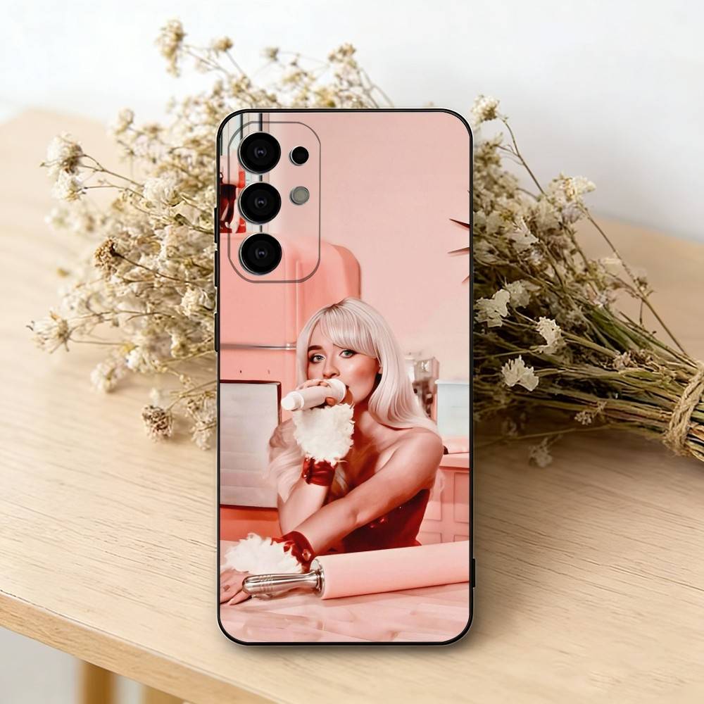 

S-Sabrina C-Carpenter Phone Case For Samsung S25,S24,S21,S22,S23,S30,Ultra,S20,Plus,Fe,Lite,Note,10,Black Cover Samsung S24