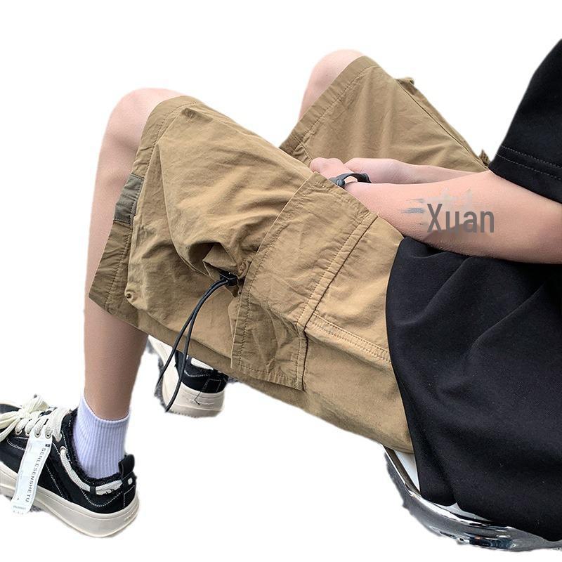 Men's Summer Casual Sports Shorts - Lightweight Functional Workwear Beach Pants