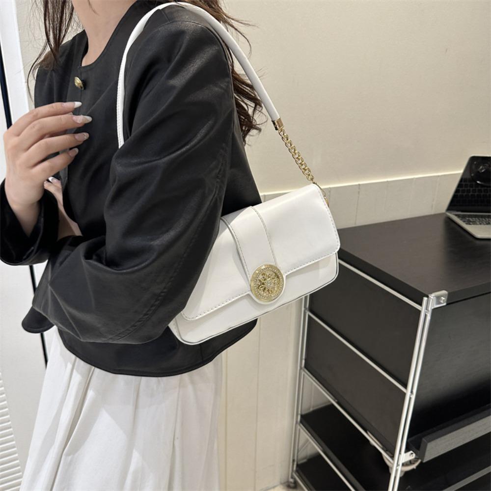 Minority women's diagonal cross hand-held single shoulder small square bag armpit bag
