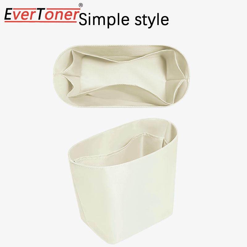 

EverToner Ultra Light Waterproof Dupont Paper Inner Bag For L Vanity PM Makeup Bag Storage Zippered Liner Bag Accessories