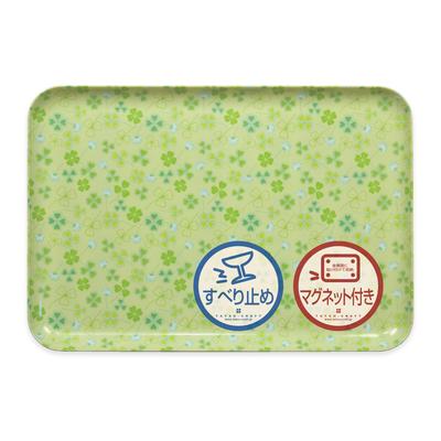 Magnetic Clover Magnetic Perfect for Cafes TATSU-CRAFT Tray, Large, 39cm, Design, Non-Slip, Tray, Storage, Kitchen, Rectangular, Stylish, Washable,