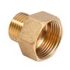 2PCS G1/2" Male to G3/4" Female Brass Pipe Reducer Brass Material Hex Head Design Pipe Fitting Coupler Pipe Fitting