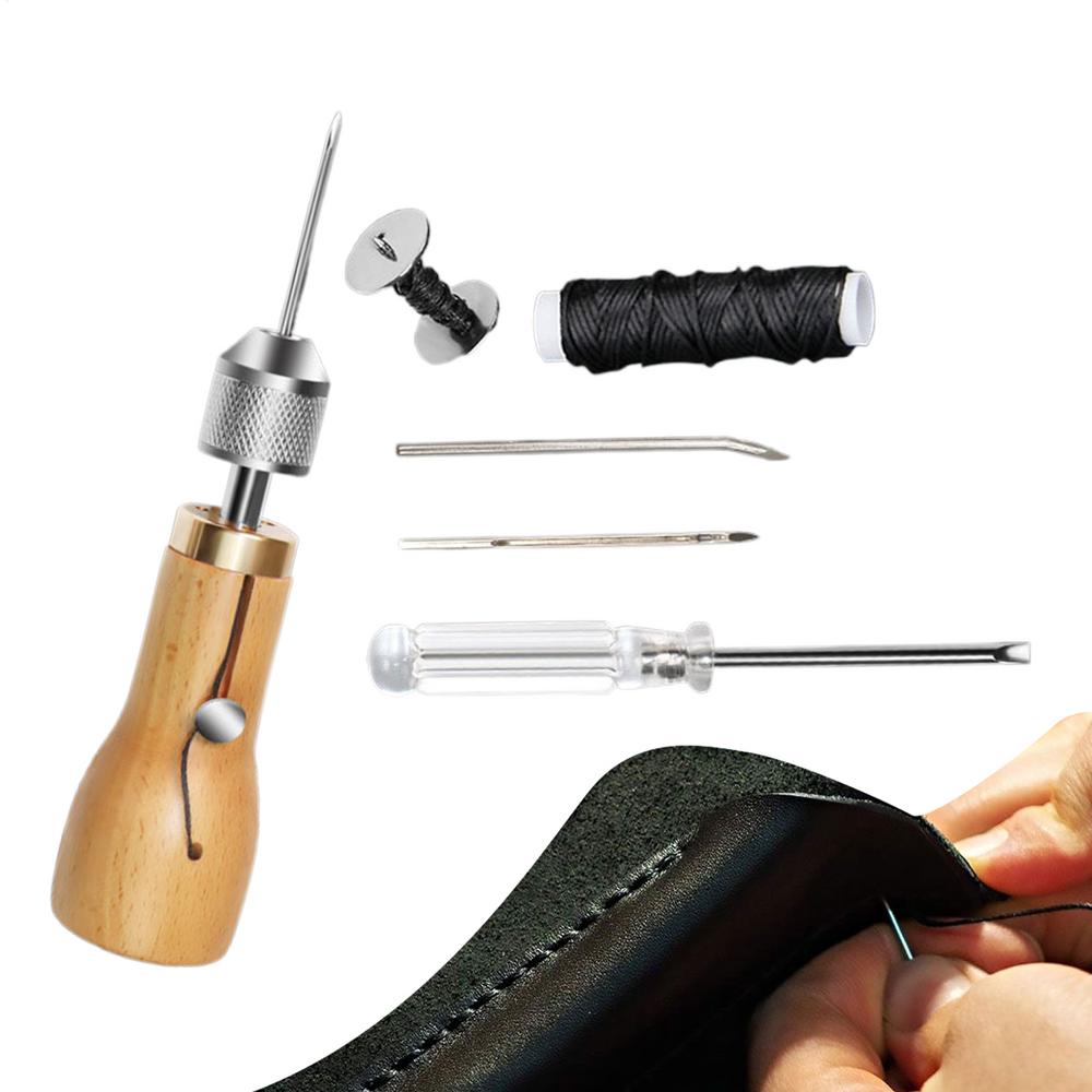 Leather Working Tools Professional Heavy Duty Leather Tools Sewing Supplies For Seat Sofa Purse Bag Tent Couch Boot Book Coat