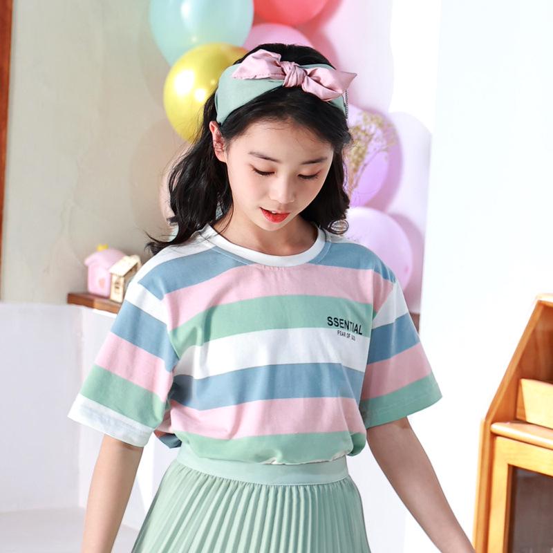 

Летняя детская плиссированная миди-юбка в японском стиле 2025 110 cm