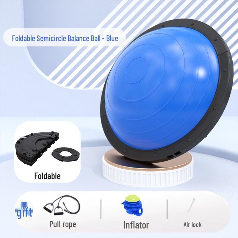 WEZHO Foldable BOSU Balance Ball