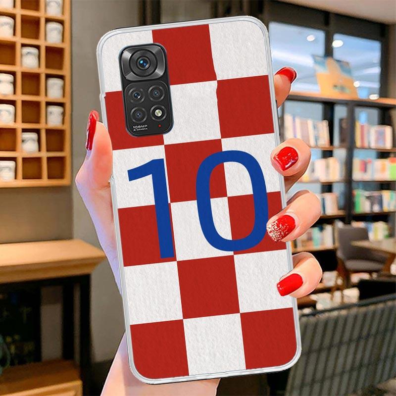 FootBall SuperStar Number C 7 10 Cover Phone Case For Xiaomi Redmi Note 15 14 13 12 11 10 Pro Plus 14S 12S 11S 11T 11E 10S Soft