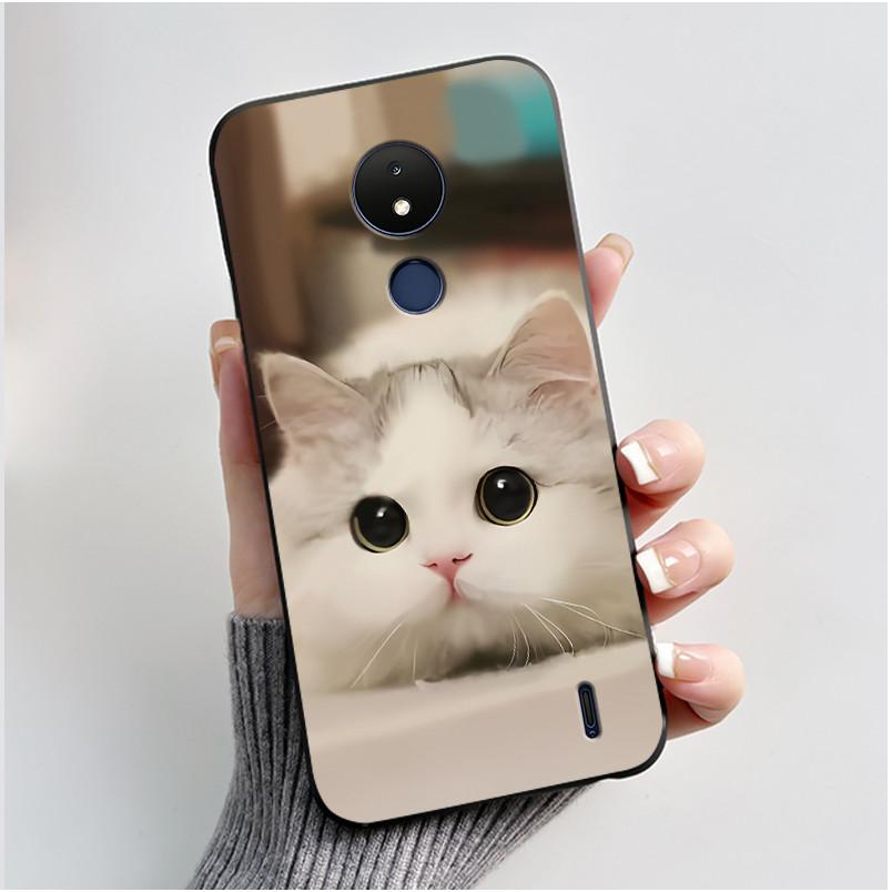 Cute Case For Nokia C21 Fundas Capa Printing Shell Protective Cover Soft Silicone Cartoon Phone Casing Coque