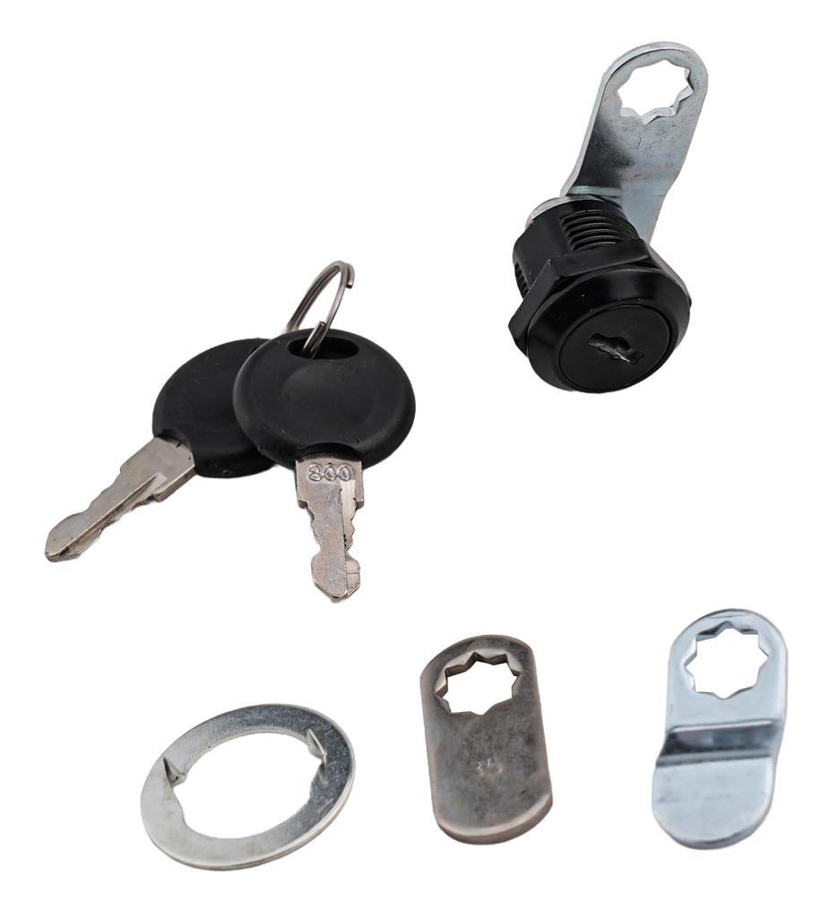 Drawer Cam Locks RV Storage Lock With Keys Black Versatile Application Easy Installation Long-lasting Security
