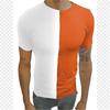 Men's Striped T-shirt Retro 3D Printed Short Sleeved Top T-shirt Men's Clothing