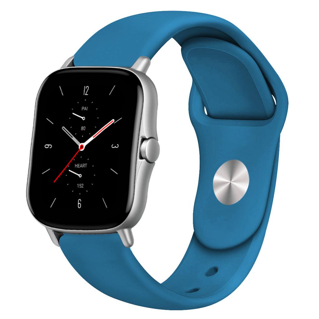 20mm/22mm Klockarmband För Amazfit GTS 4/3/2/2e/Mini/GTR 42mm/GTR 4/3 Pro Silikonarmband Amazfit helio/balance 2 bip 5 6 band