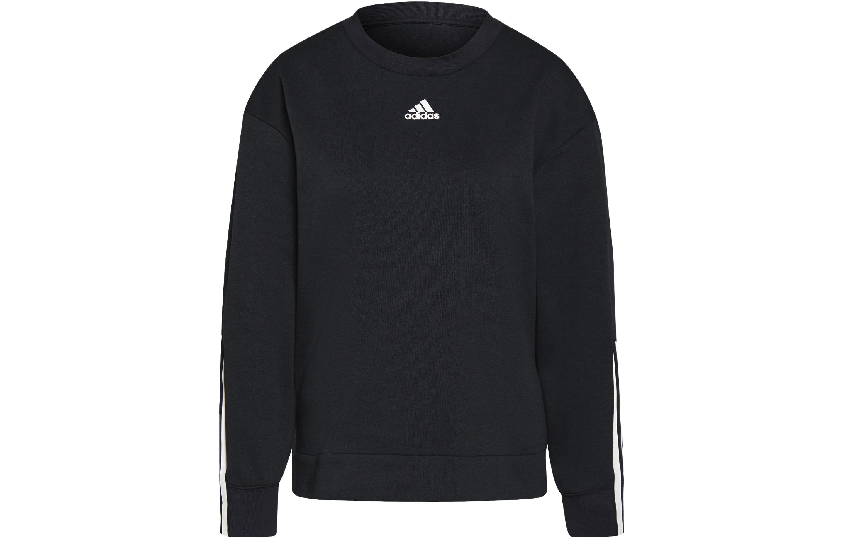 

Adidas T Shirts Women s Black Crew Neck Moderate Straight Fit GS1348 S