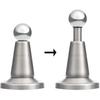 Stainless Steel Door Stopper, Heavy Duty Magnetic Door Holder, Wall Mounted Door Stop with Strong Magnet, Door Catch for Home Office