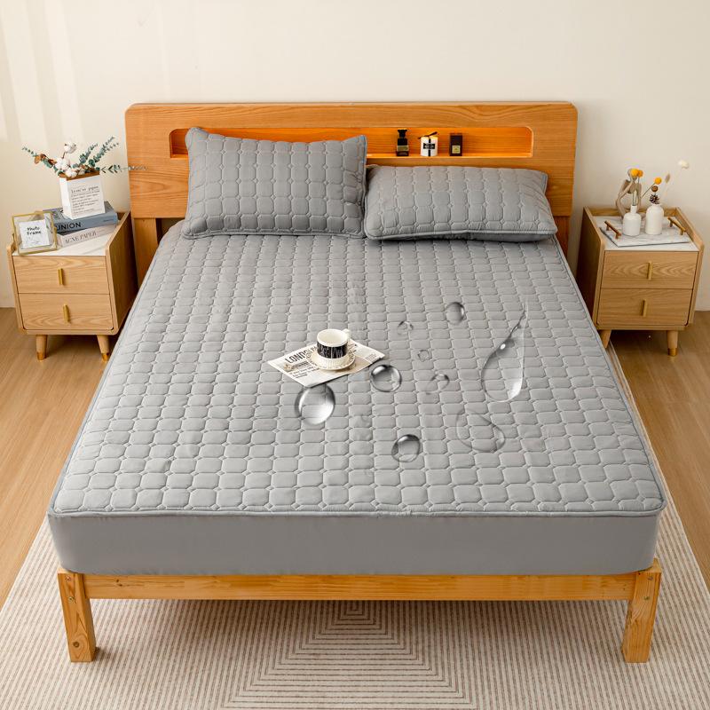 Grenzüberschreitende, gesteppte, wasserdichte Isolierunterlage, Spannbettlaken, Bettbezug, Außenhandel, verdickter Simmons-Schutzbezug, Matratzenbettwäsche