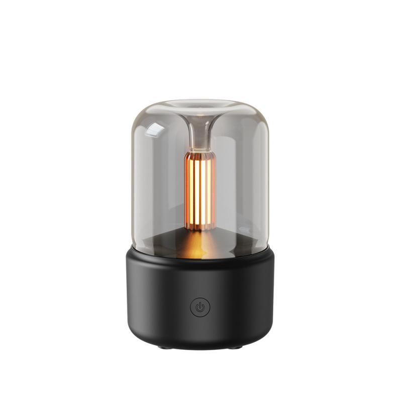 Ultrasonic Silent Aroma Diffuser with Imitation Candlelight and Humidifier for Office, Hotel, and Home.