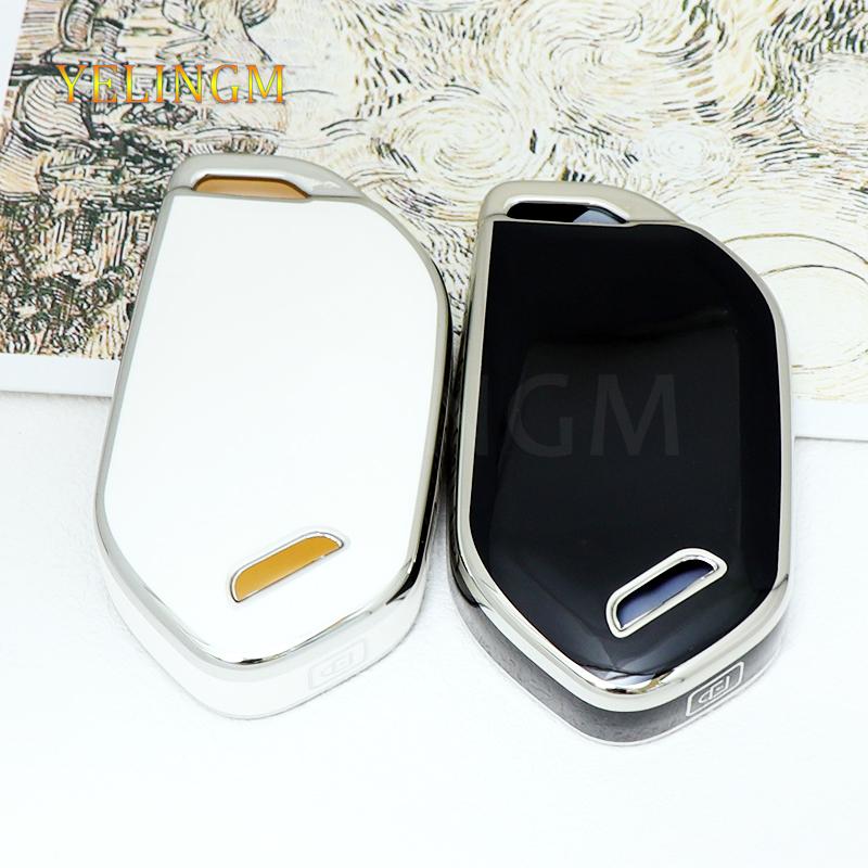 For Kia Picanto Ev9 Sorento Mq4 Carnival K8 Morning K5 Carens Rio Seltos 5/6/7/8/9 Botton Tpu Car Key Case Cover Key Fob